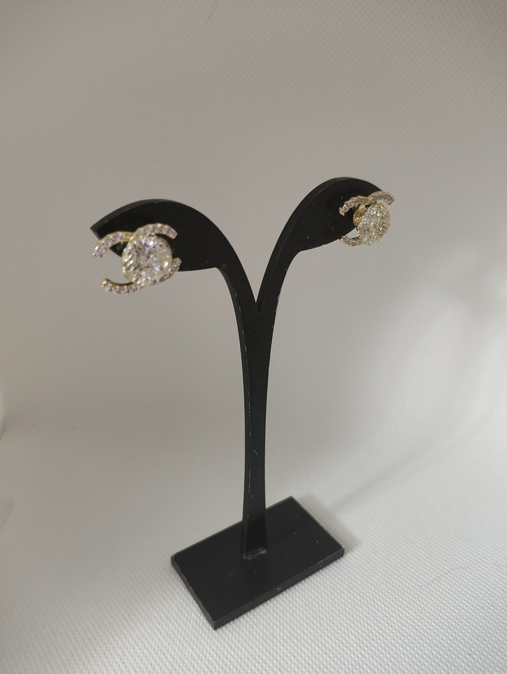 Elegant Gold and Silver With A Unique Branding Earrings - Picture 3 of 8